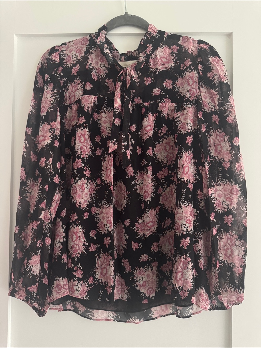 LoveShackFancy Gamela Silk Blouse M